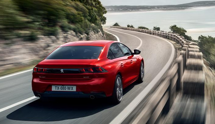 Peugeot nouvelle 508 arrière